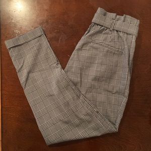 Zara plaid trousers